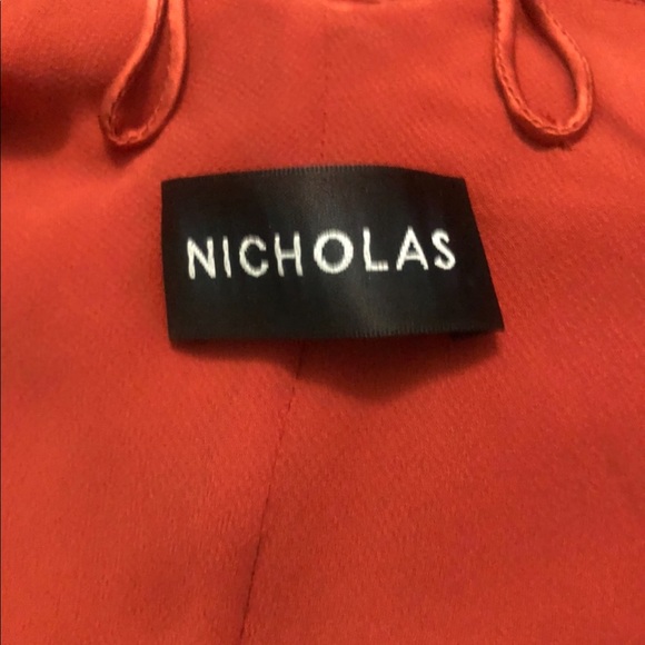 Front Tie maxi dress (Rust colour) - Picture 3 of 4